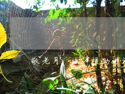 敬老月 法律援助进社区 敬老月 法律援助进社区